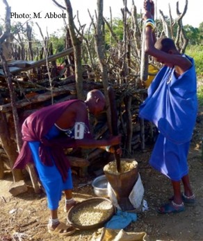 pounding maize